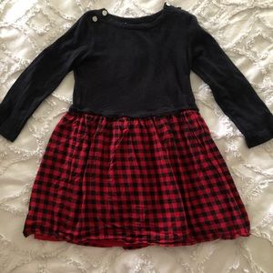 Plaid baby gap dress